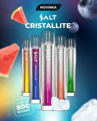 NOVINKA - Salt Cristallite 🤩🤩 🍒🫐🍓🍇https://www.elektronicka-cigareta-vapeman.cz/salt-cristallite/